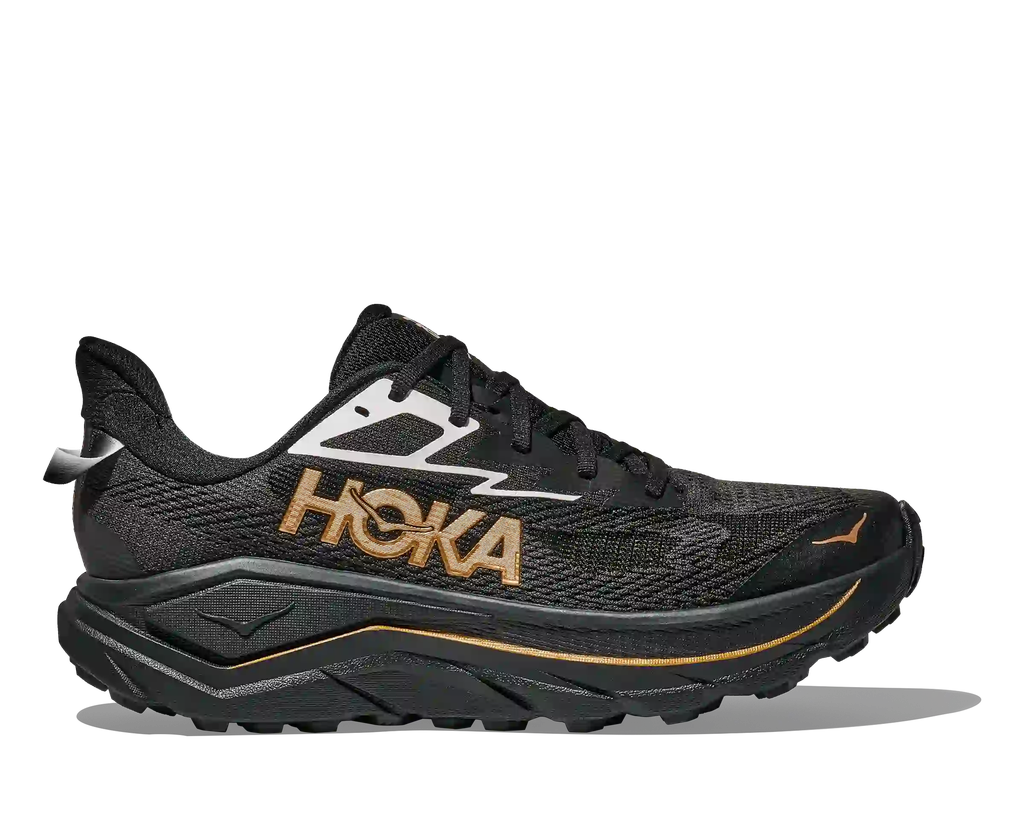 HOKA 1168716-BKGD CHALLENGER 8 BLACK / GOLD RUNNING
