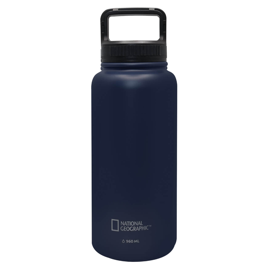 Cilindro térmico Nat Geo NATURAL ADVENTURE acero inox 960 ml azul marino BMNG39