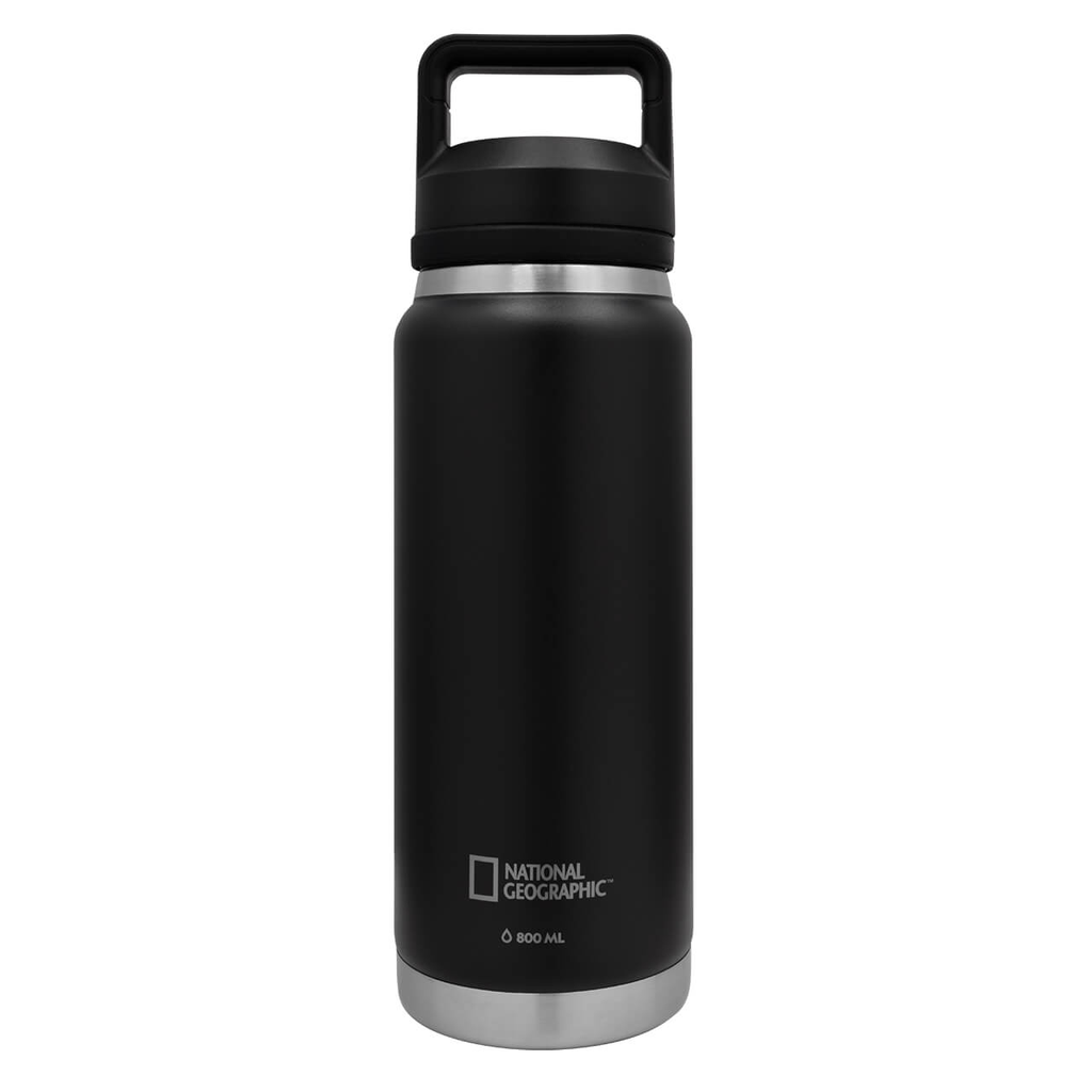 Cilindro térmico Nat Geo OUTDOOR WORLD acero inox 800 ml negro BMNG41