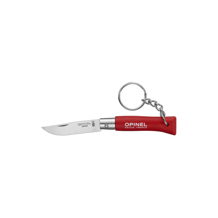Opinel No.04 Keyring Colorama - Red OP.002055