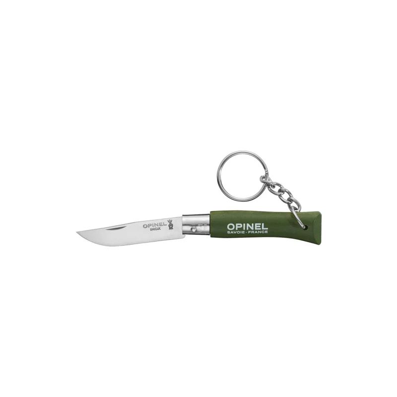 Opinel No.04 Keyring Colorama - Forest Green OP.002054