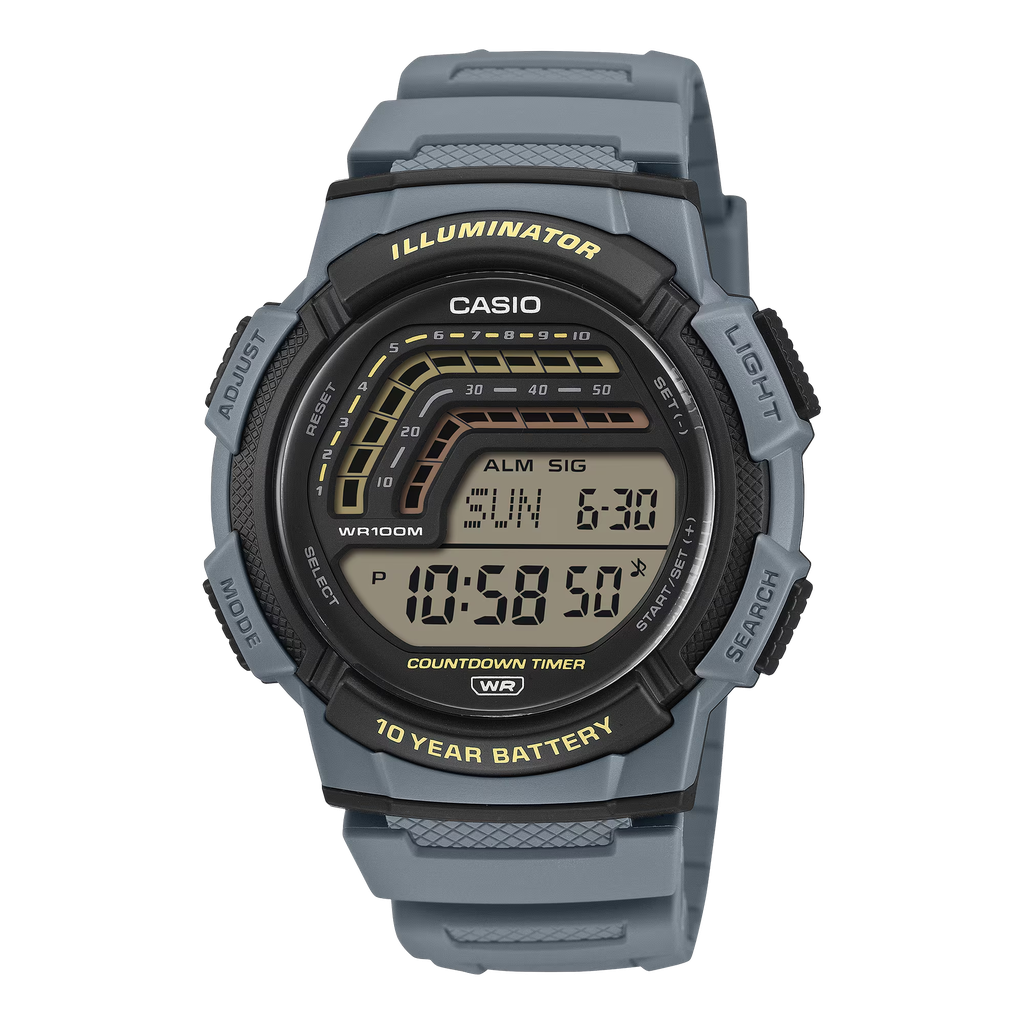 COUNT DOWN TIMER DIGI RESIN BL CASIO WS-1800-2AVCF