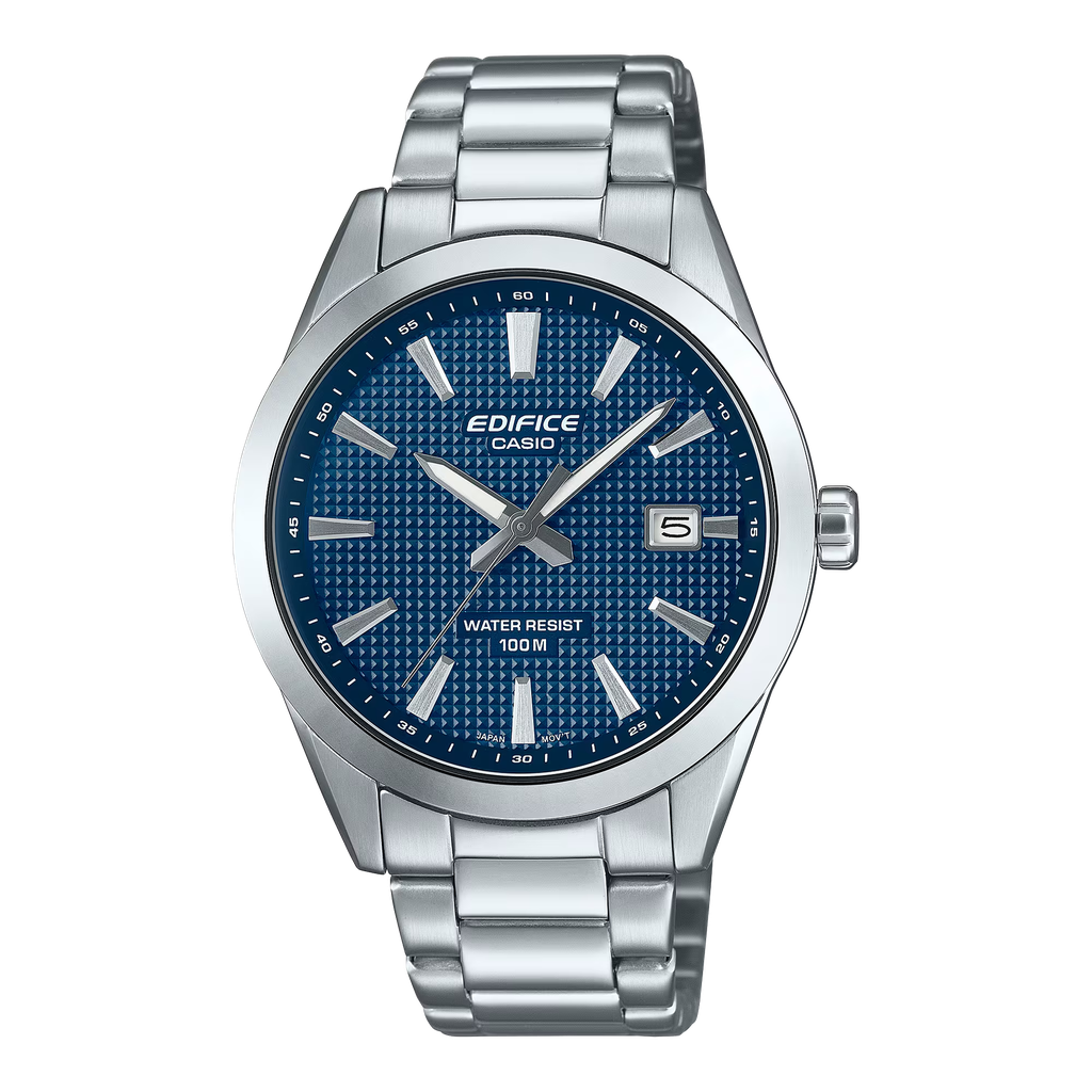 EDIFICE 3-HAND ANA METAL SIL/BLU CASIO EFV-160D-2AVCR