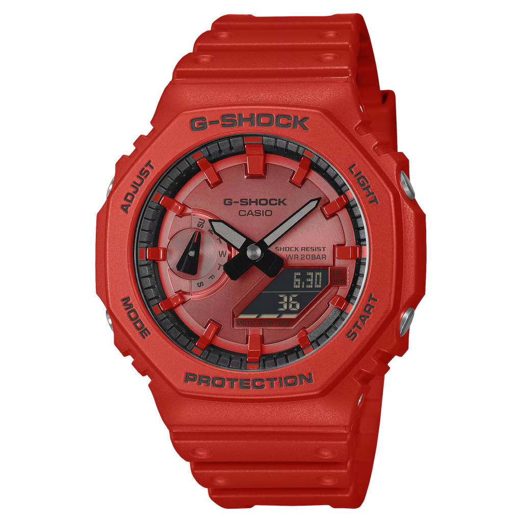 G-Shock AD RSN RED CAISO GA-2100RRB-4ACR