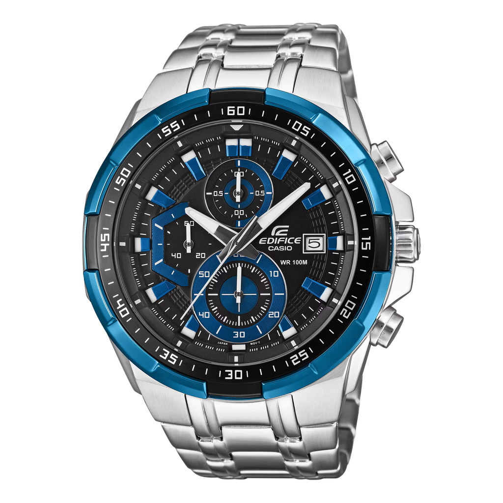 CASIO EDIFICE ANA SS METAL SIL/DBLU EFR-539D-1A2VCR