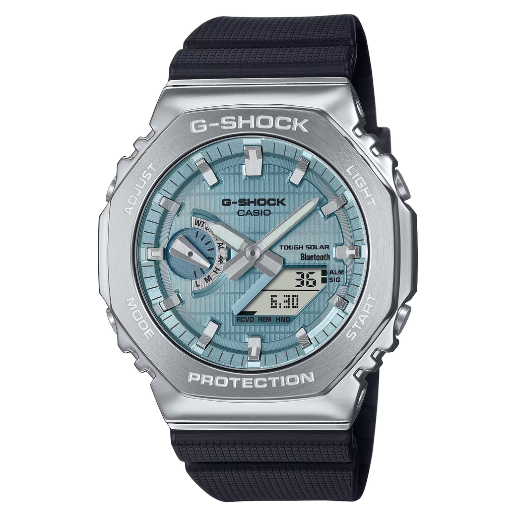CASIO G-Shock AD RSN BT SOLAR BK/BL GBM-2100A-1A2CR