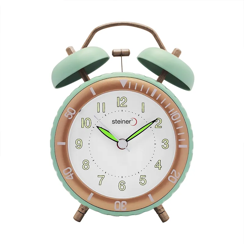 RELOJ DESPERT.ANA.CAMPANA,LUZ,VDE/NARANJ TB13501GR