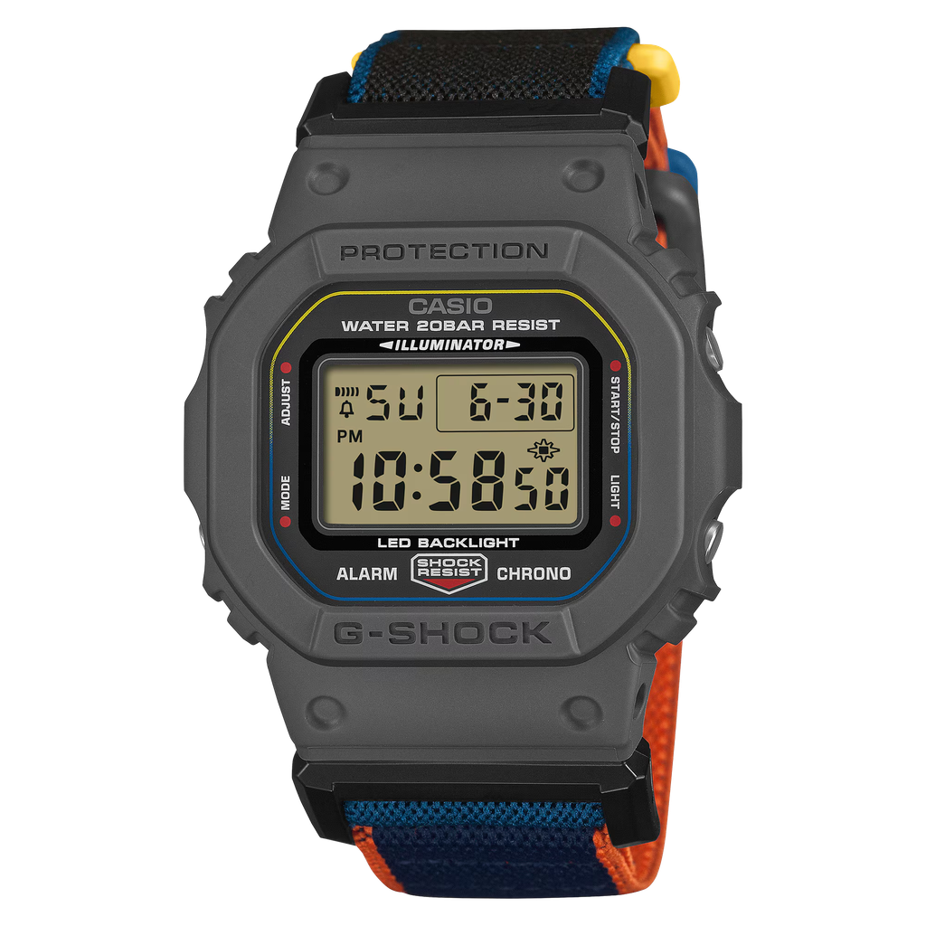G-Shock Casio D CLOTH GR/OR  DW-5600MNC-8A2CR