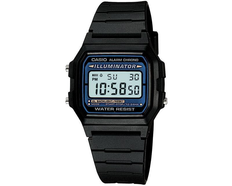 CASIO Digital Blk F-105W-1AQ