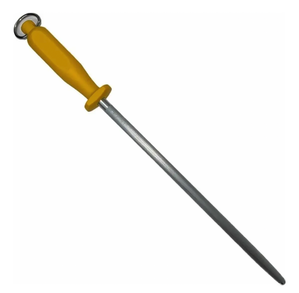 CHAIRA REDONDA 12", MANGO NYLON AMARILLO