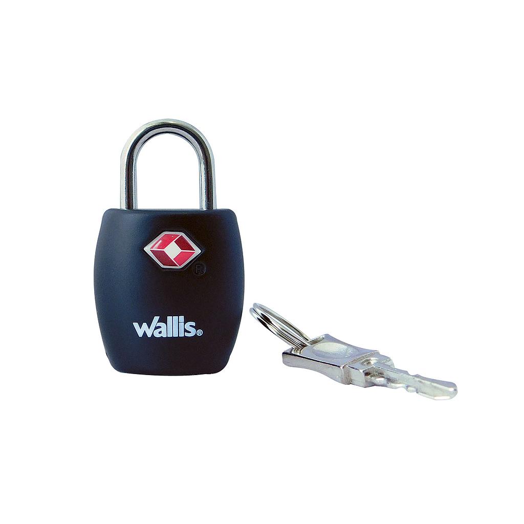 Candado Wallis TSA negro A810324