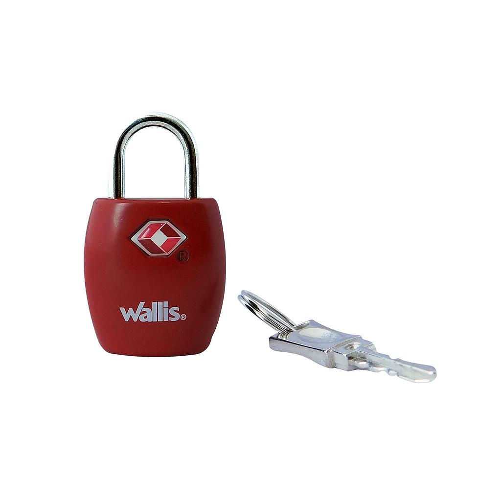 Candado Wallis TSA rojo A810126