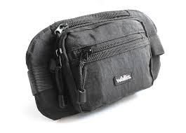 Cangurera 3 compartimientos, negro, Wallis k040339