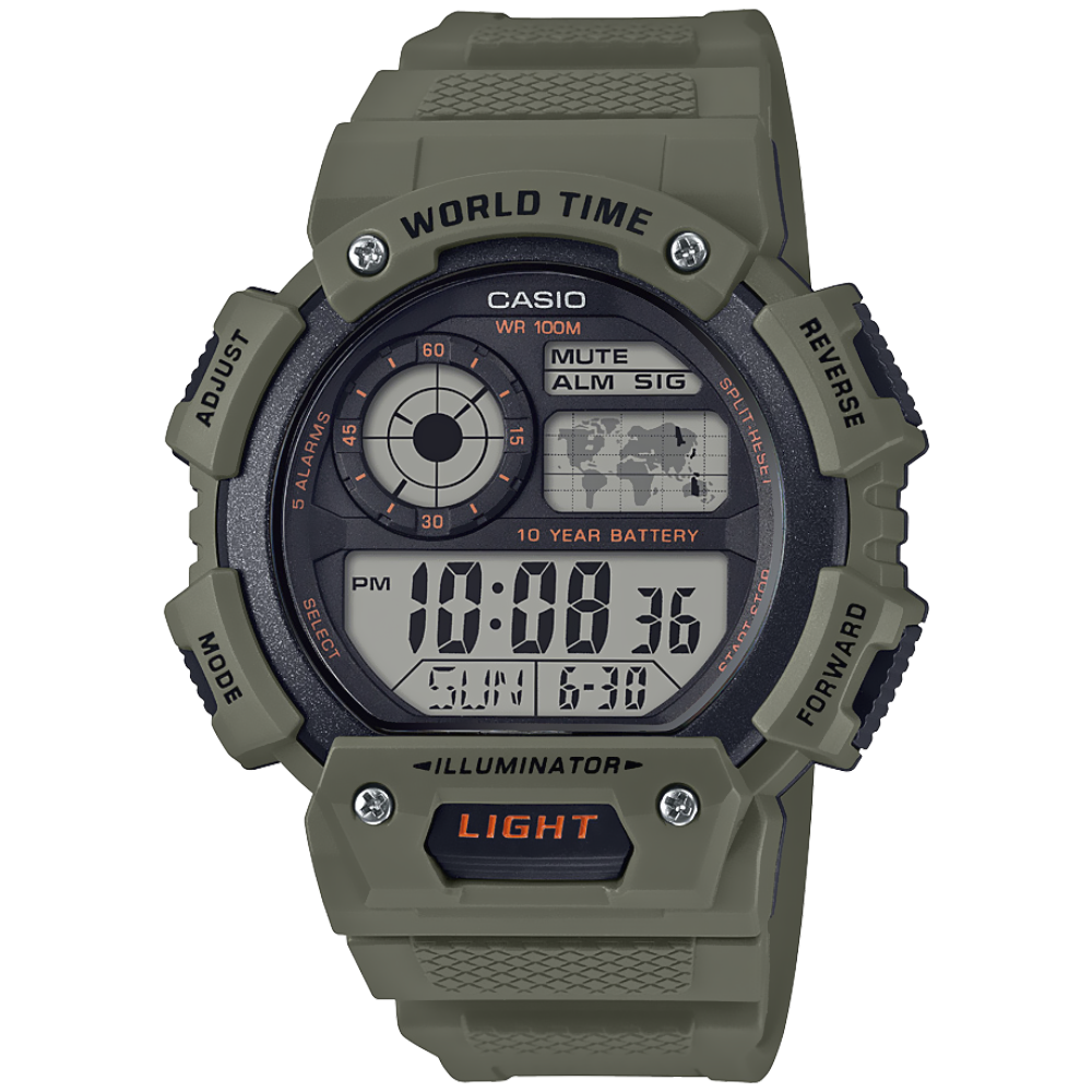 Casio RESIN GRN AE-1400WH-3AVCF