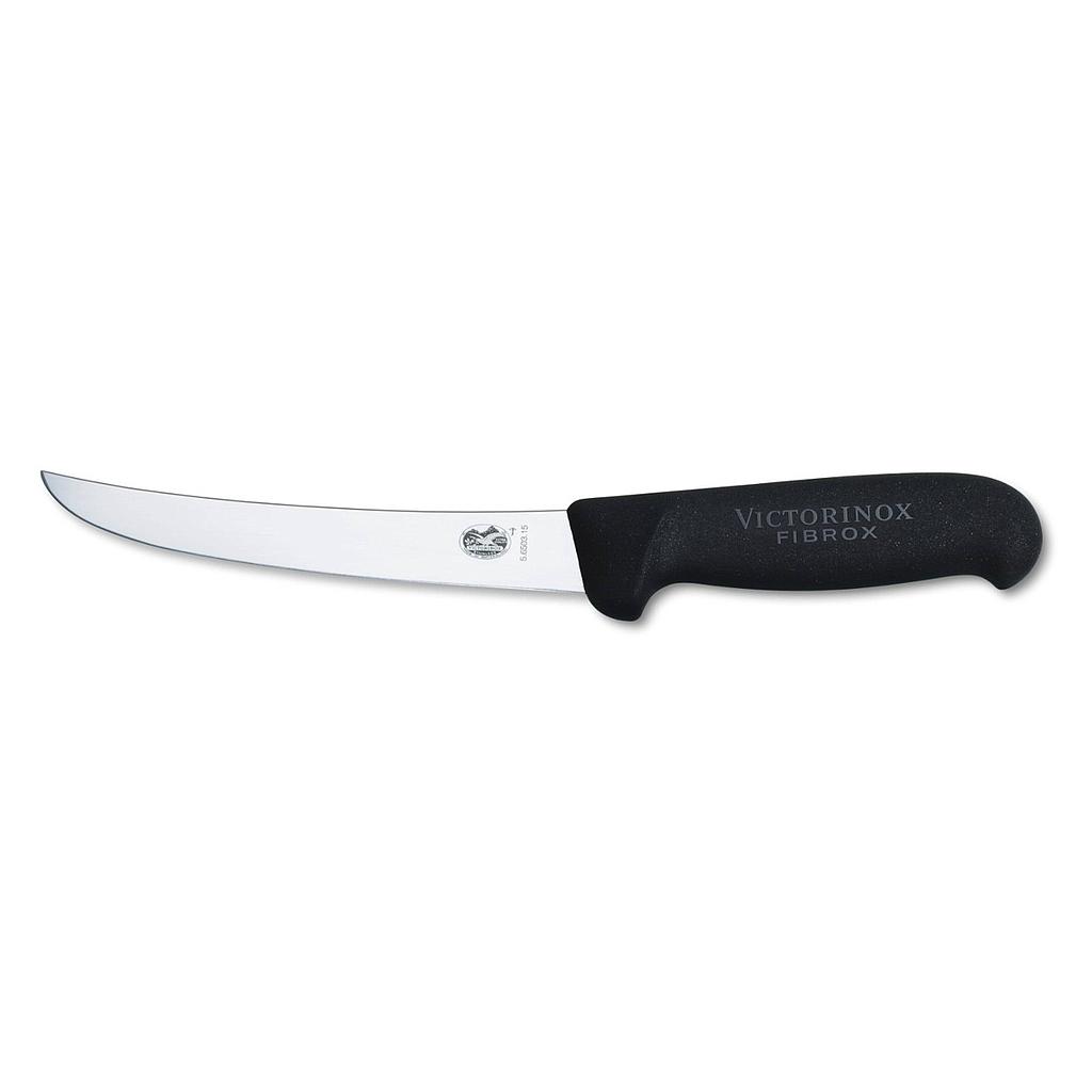 Cuchillo Deshuesador curvo con mango Fibrox negro Victorinox 5.6503.15