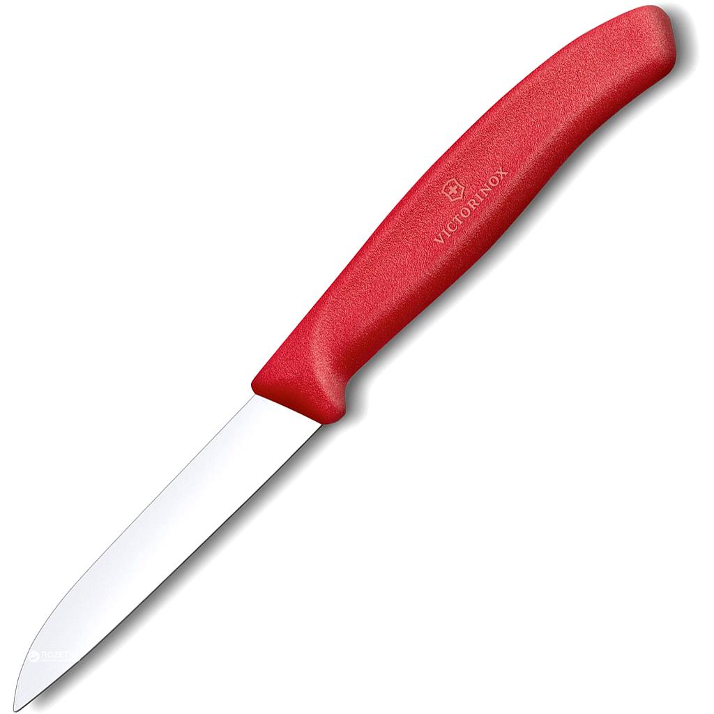 Cuchillo Swiss Classic Mondador Rojo Victorinox