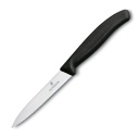 [6.7733] Cuchillo Swiss Classic Mondador de 10 cm con punta centrada y filo dentado Negro Victorinox