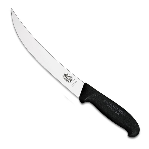 Cuchillo hoja angosta cuerva con mango Fibrox negro Victorinox 5.7203.20
