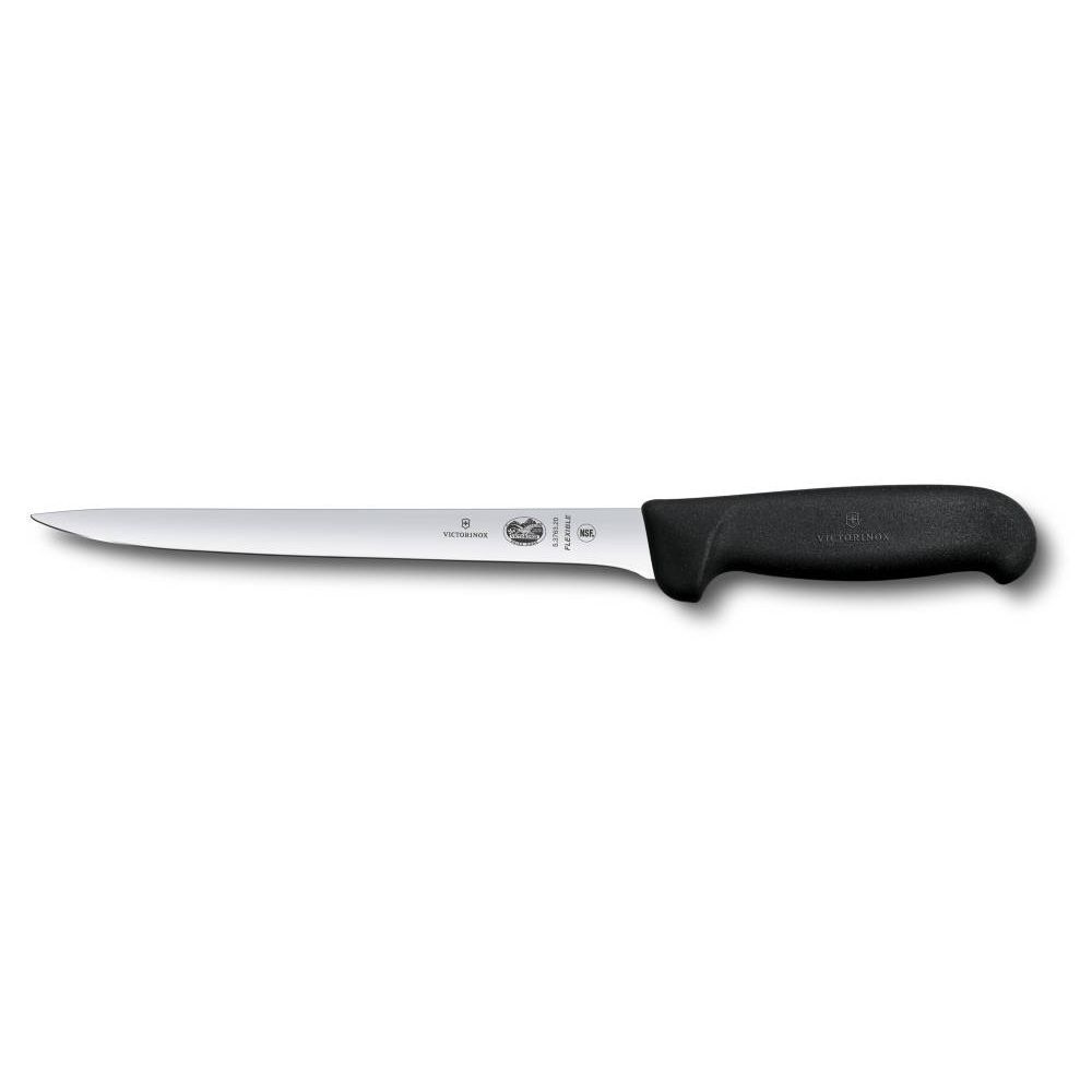 Cuchillo para filetear con mango negro 20cm 5.3763.20