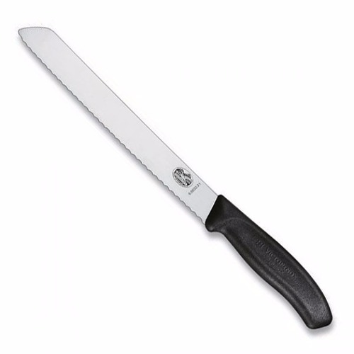 Cuchillo para pan dentado VICTORINOX negro 6.8633.21G