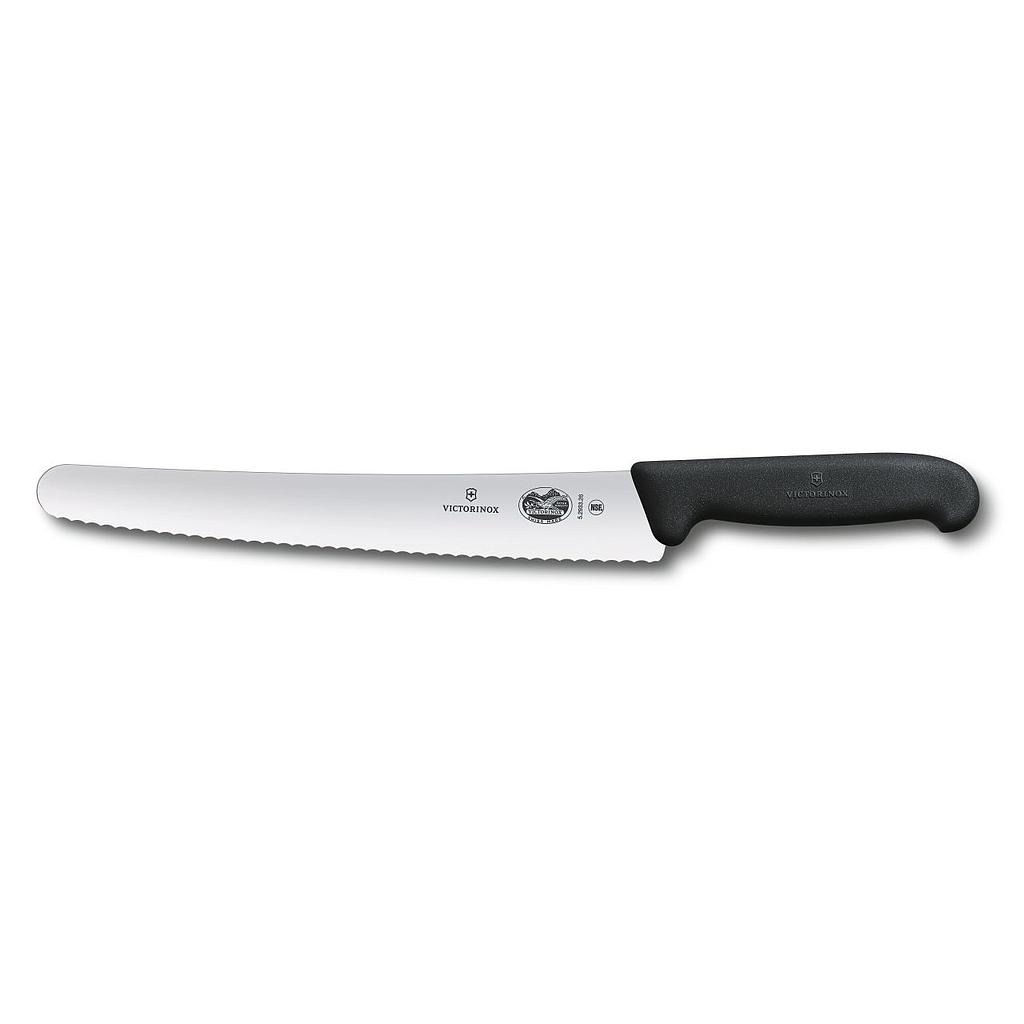 Cuchillo pastelero dentado con mango de Nylon negro 5.2933.26
