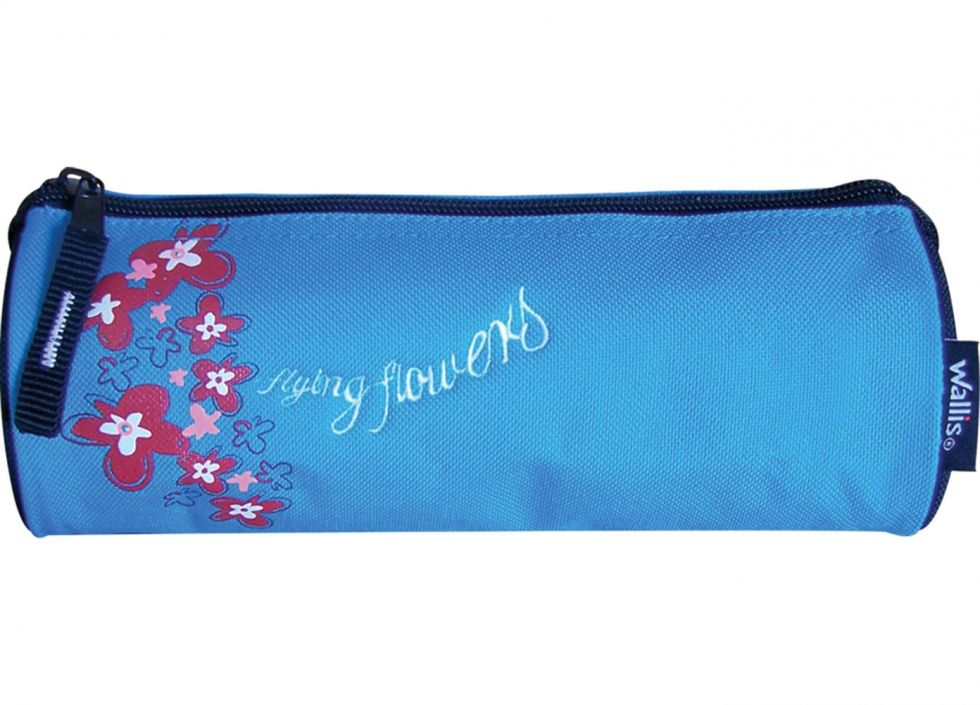 Estuche multiusos flowers azul turquesa Wallis P0302150