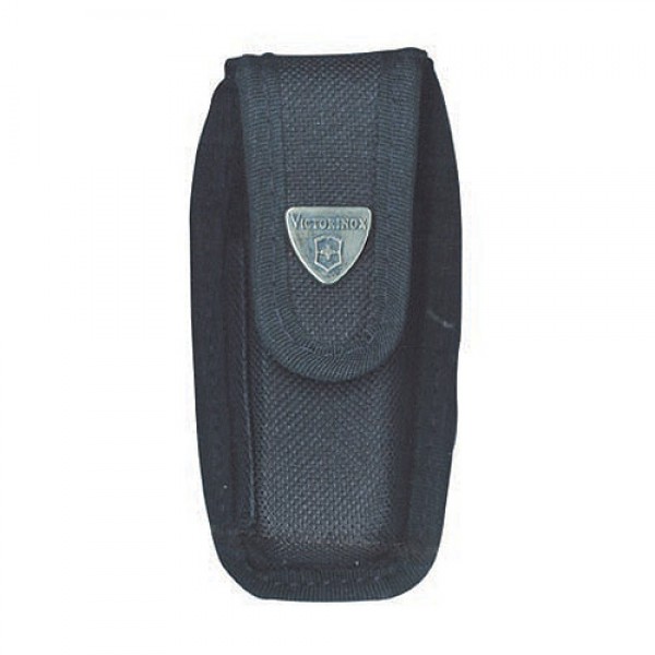 FUNDA DE NYLON CON ESPACIO PARA LINTERNA SOLITAIRE Y BRUJULA PARA HERRAMIENTA 91 MM DE 2 A 4 CAPAS VICTORINOX