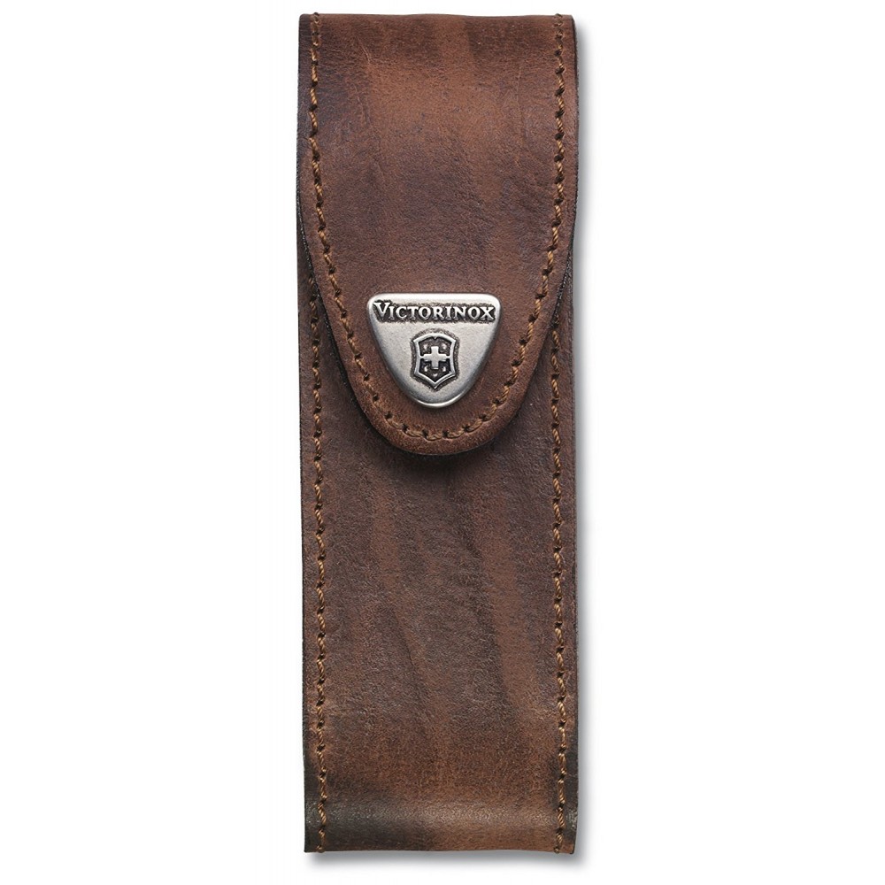 FUNDA DE PIEL MARRON PARA NAVAJA 111 MM DE 4 A 5 CAPAS VICTORINOX