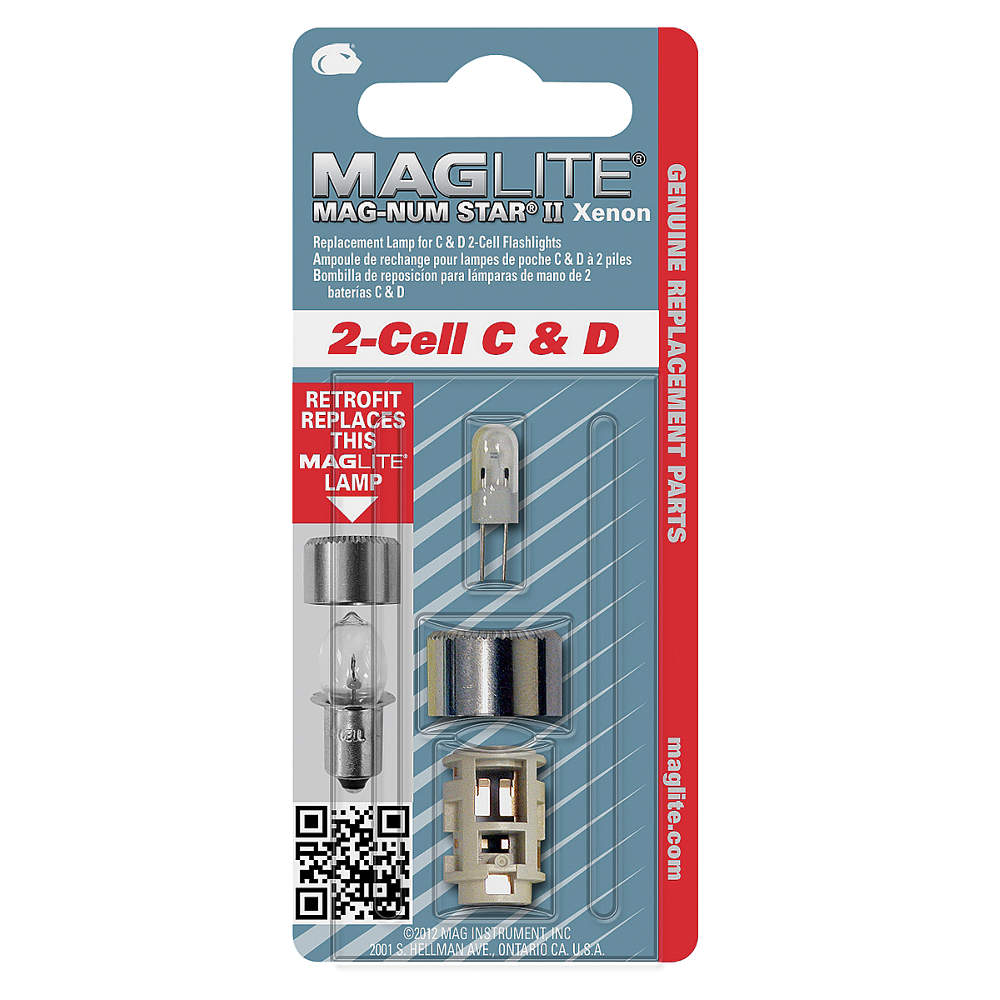 Focos Xenon Mag-Num Star II para linterna 5D y 5C Cell Mag-Lite