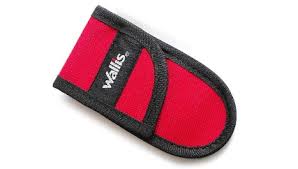 Funda grande, para navaja de bloqueo, rojo, Wallis
