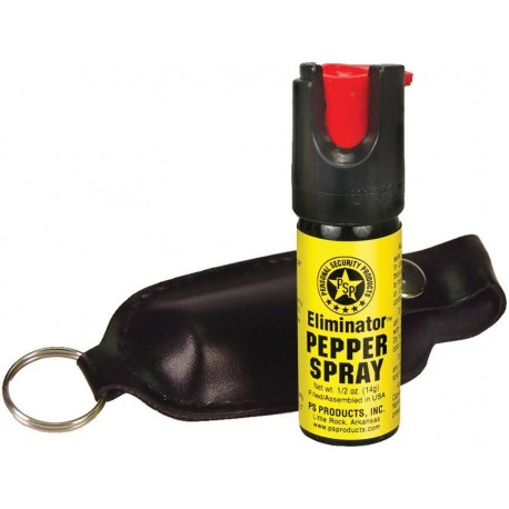 Gas Pim.15% 1/2 Oz. Llavero Suave Negro EKCH14