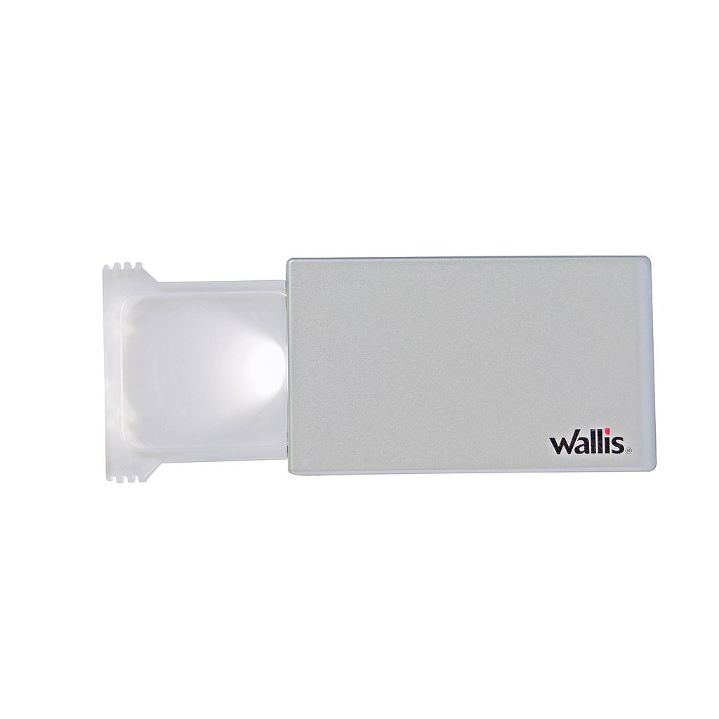 Lupa de bolsillo de 2x, con luz LED, Wallis