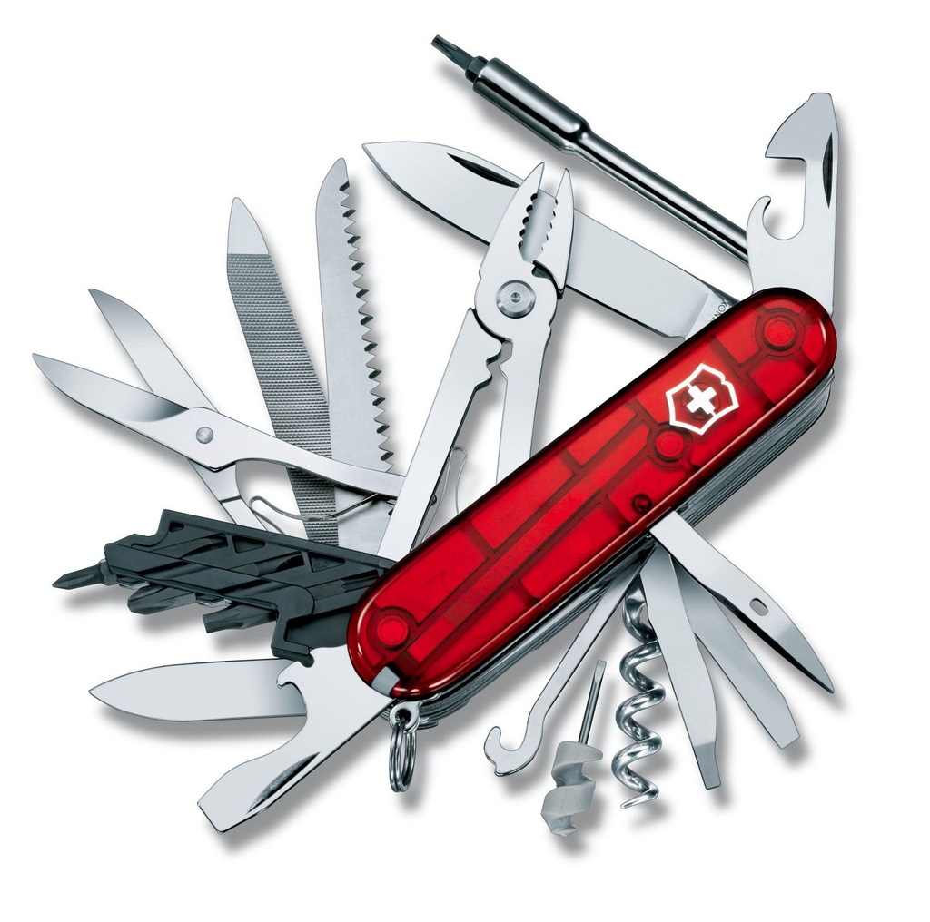 NAVAJA CYBERTOOL L ROJO TRANSLUCIDO VICTORINOX