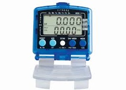 [PO270210] Podómetro fitness, 10 funciones, azul traslúcido, Wallis
