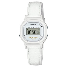 [LA-11WL-7ACF] Reloj CASIO Ladies Digi Wte Wte/Lether LA-11WL-7ACF