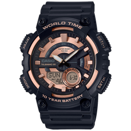 [AEQ-110W-1A3VCF] Reloj CASIO Mens AD Resina Black AEQ-110W-1A3VCF