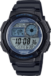 [AE-1000W-2A2VCF] Reloj Casio MEN'S D RESIN BLK/BLU AE-1000W-2A2VCF