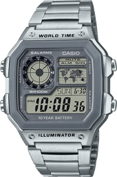 [AE-1200WHD-7AVCF] Reloj Casio World Time Digital Caballero AE-1200WHD-7AVCF
