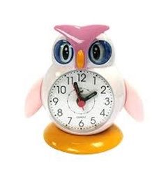 [BB151P] Reloj despertador para niños, rosa, Steiner