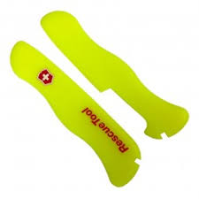 [C.8988.91] cacha frente amarillo fluoresc. con cruz rojo/blanco + Rescue