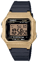 [W-217HM-9AVCF]  Casio RESIN METAL Gld/Blk W-217HM-9AVCF