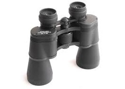 [BI270312] Binocular tipo porro, con blindaje de goma, negro, Wallis BI270312