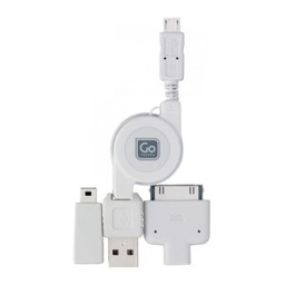 [043] Cable USB extendible con multiples conectores GoTravel 043