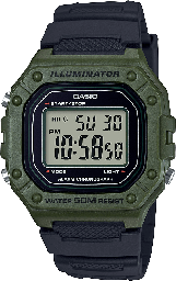 [W-218H-3AVCF] Casio digital DIGI verde w-218h-3avcf