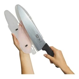 [P0000035] FUNDA DE PLASTICO DURA TRANSPARENTE 8"