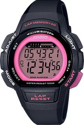 [LWS-1000H-4AVCF] Reloj CASIO Ladies Runner BLK/PNK LWS-1000H-4AVCF