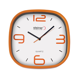 [STWA21-36653] Reloj de Pared Steiner Bisel Naranja 30cm STWA21-36653