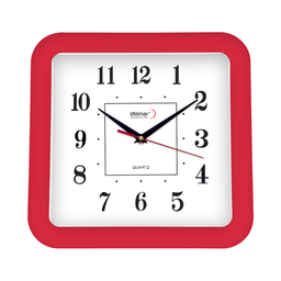 [STWA21-6140R] Reloj de pared Steiner analogo Rojo 29cm STWA21-6140R
