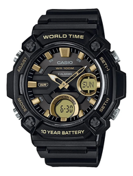 [AEQ-120W-9AVCF] Reloj Casio HD 10YR Ana-Digi Resin GLD AEQ-120W-9AVCF