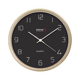 [STWA21-3689BW] Reloj de pared Steiner 27cm BcoNgo STWA21-3689BW
